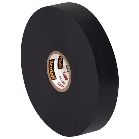 3M 3/4'' x 30' Black 3M 130C Electrical Tape, 24PK BUY06225398